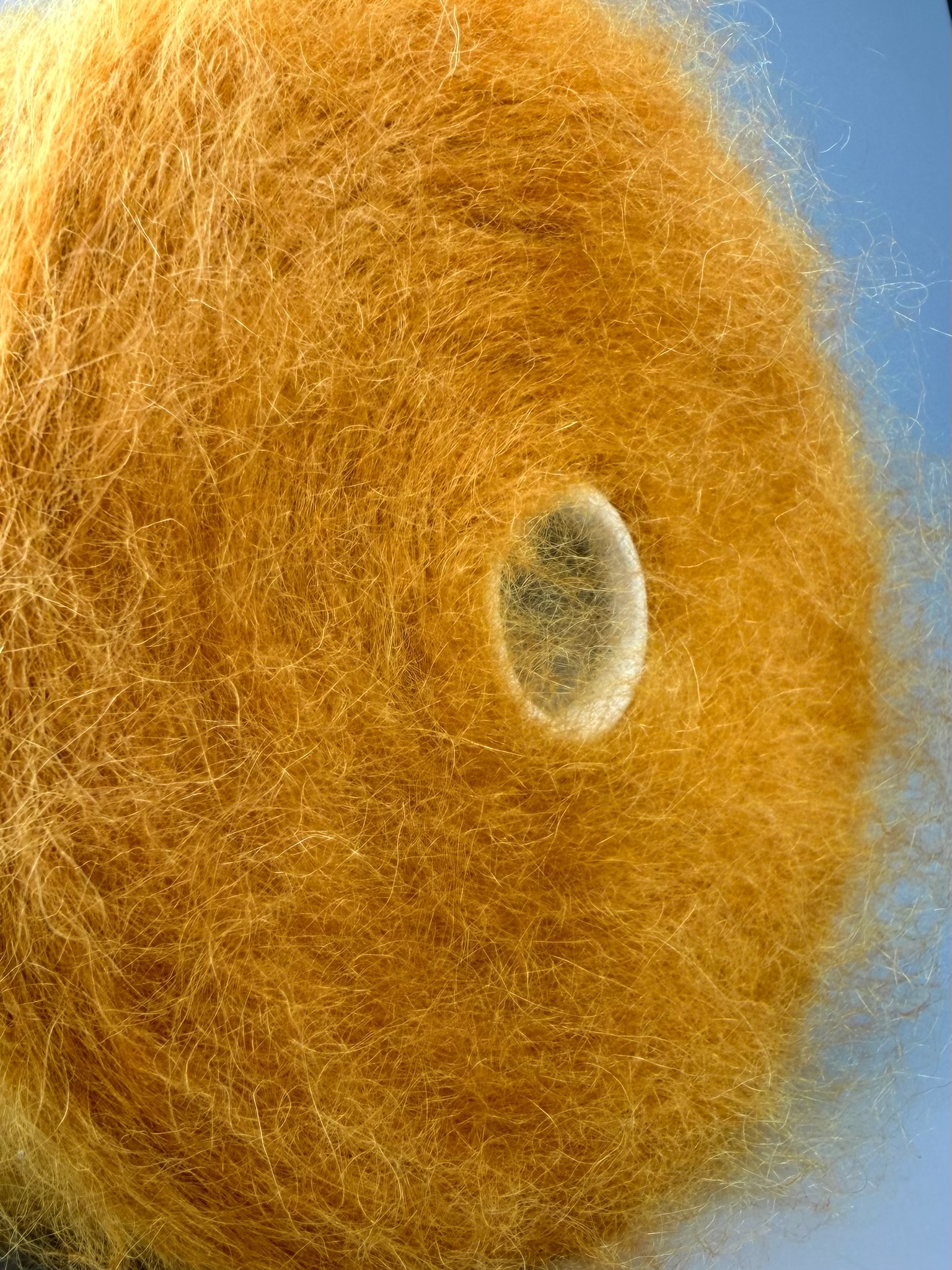 Big Mohair col. Gewürzgold – 50% Mohair 24% Merinowolle 18% Alpaka – ca. 280 m / 100 g | Zimpfer Wolle Selezione foto 3